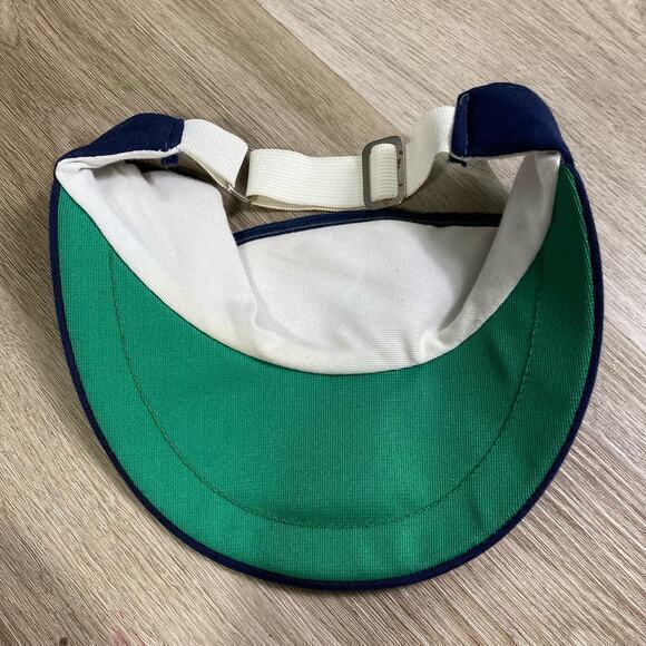 Vintage West Virginia Mountaineers NCAA Adjustable Visor Hat Blue‎ Unisex Adult - Picture 2 of 7